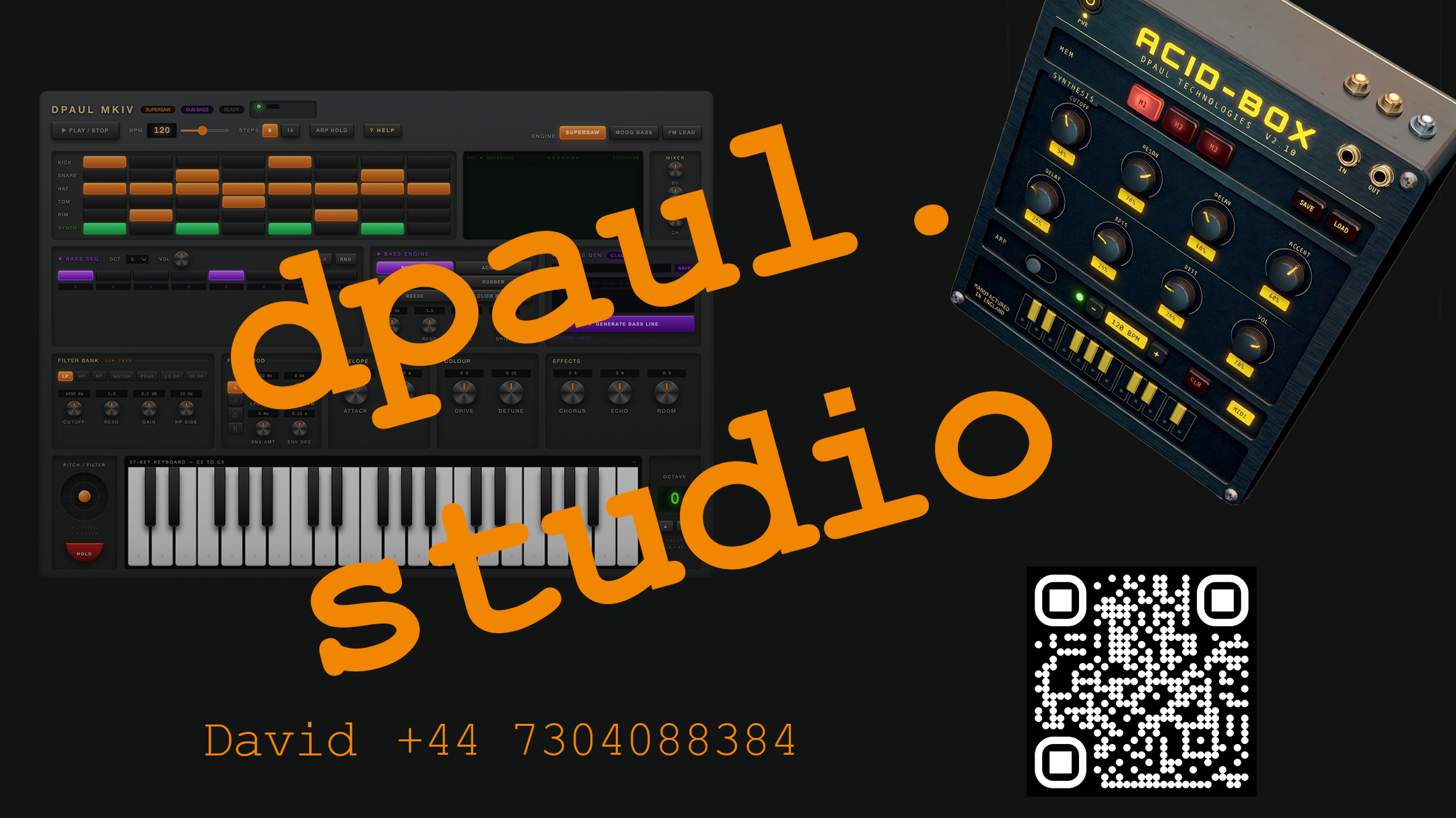 dPaul Studio business card front