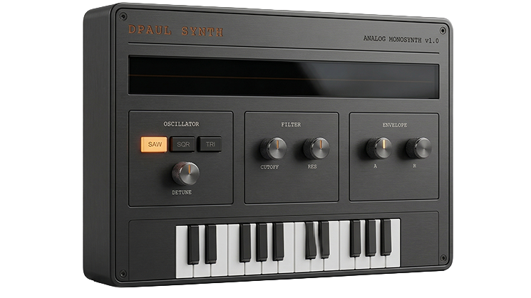 DPAUL Synth MKI - 3D render