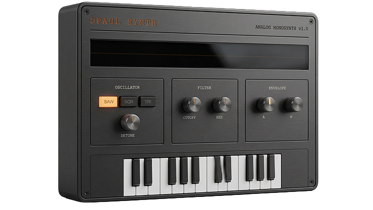 DPAUL Synth MKI - 3D render