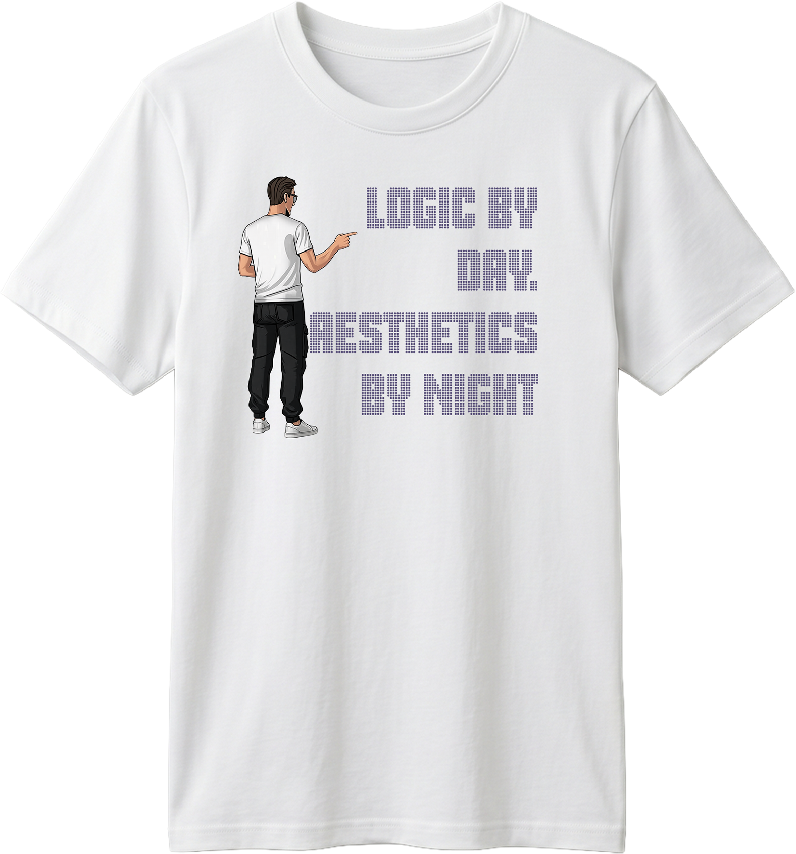 Logic by Day T-Shirt in White