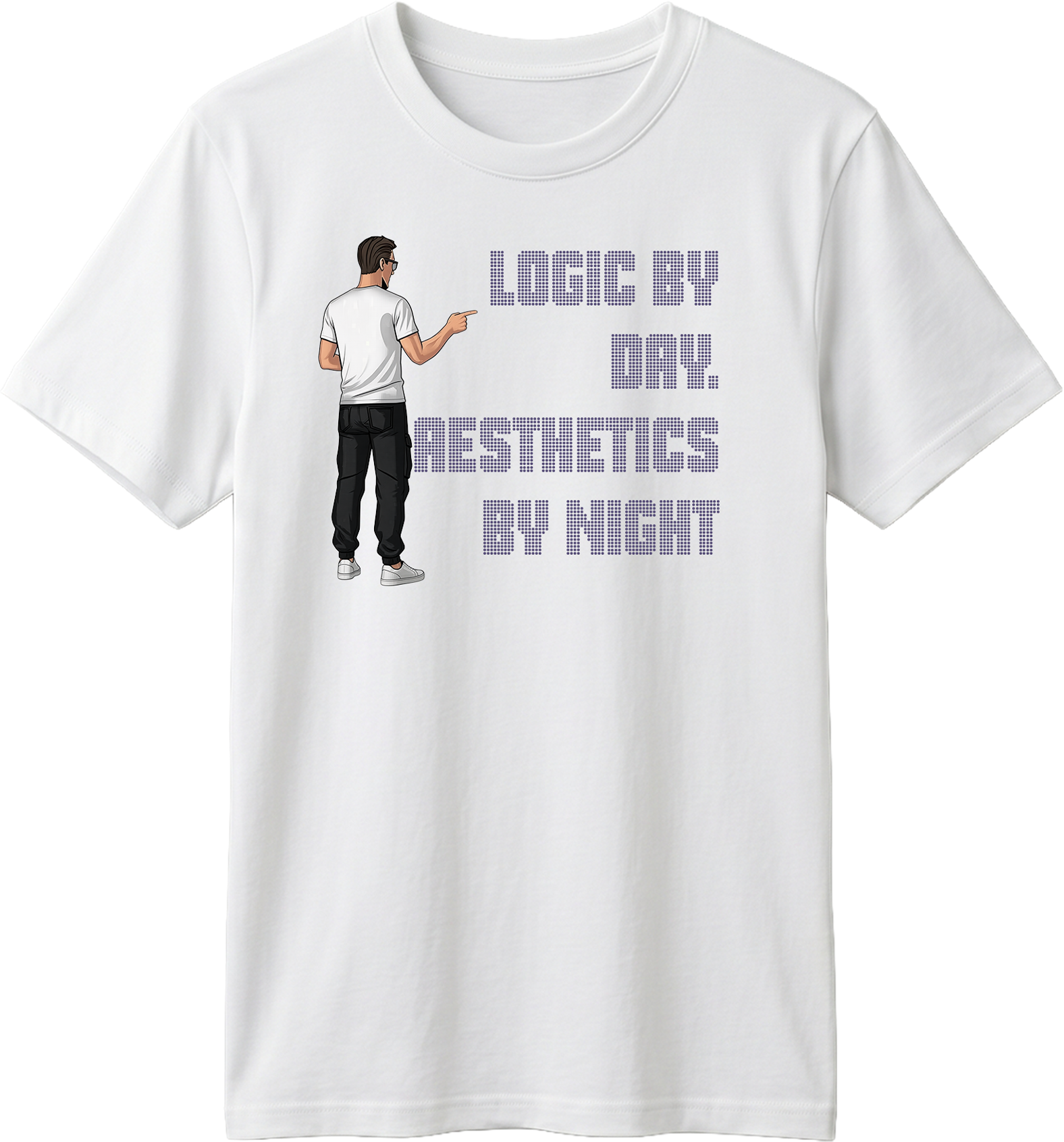 Logic by Day T-Shirt in White