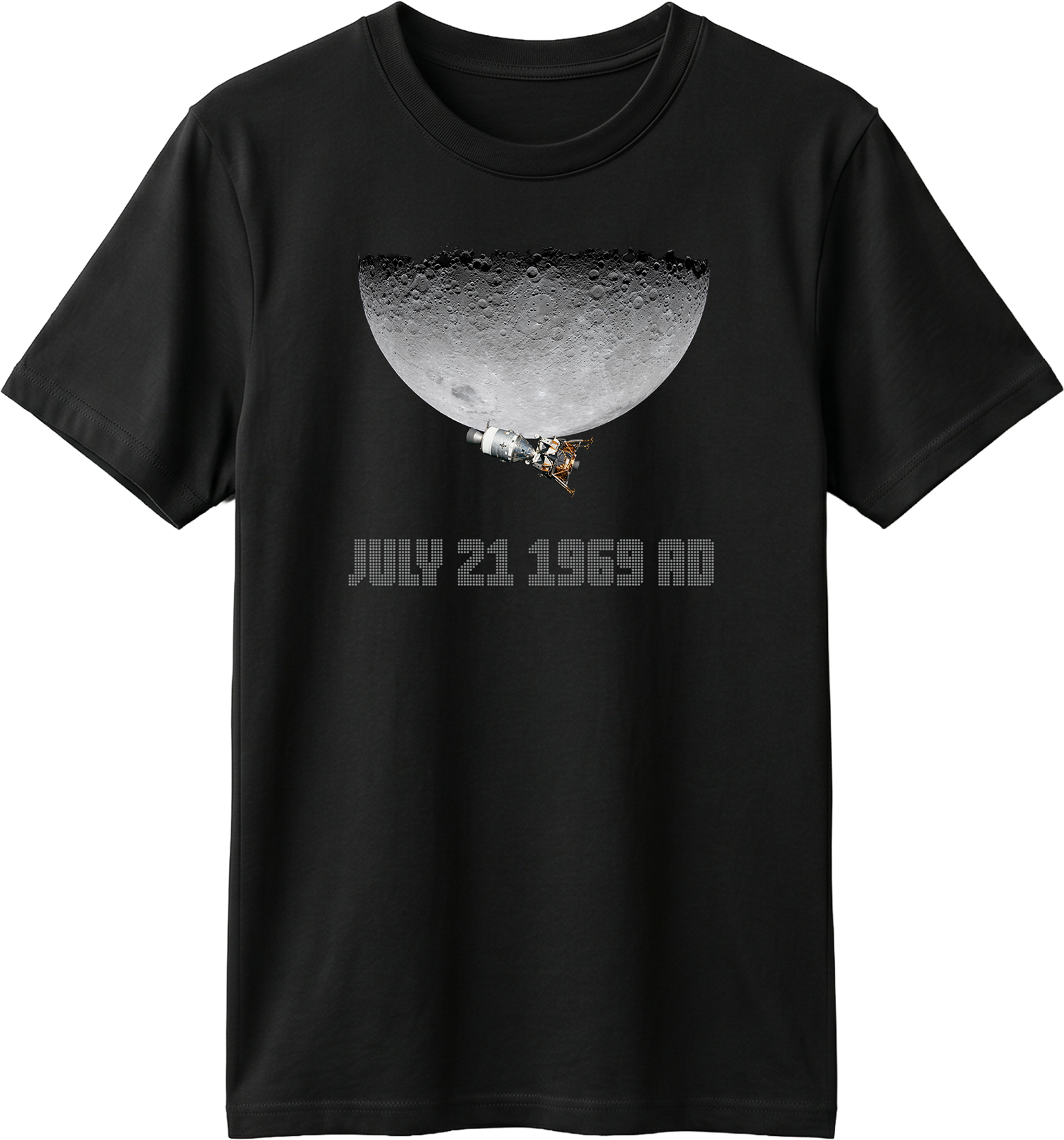 Apollo 11 Men's T-Shirt in Black