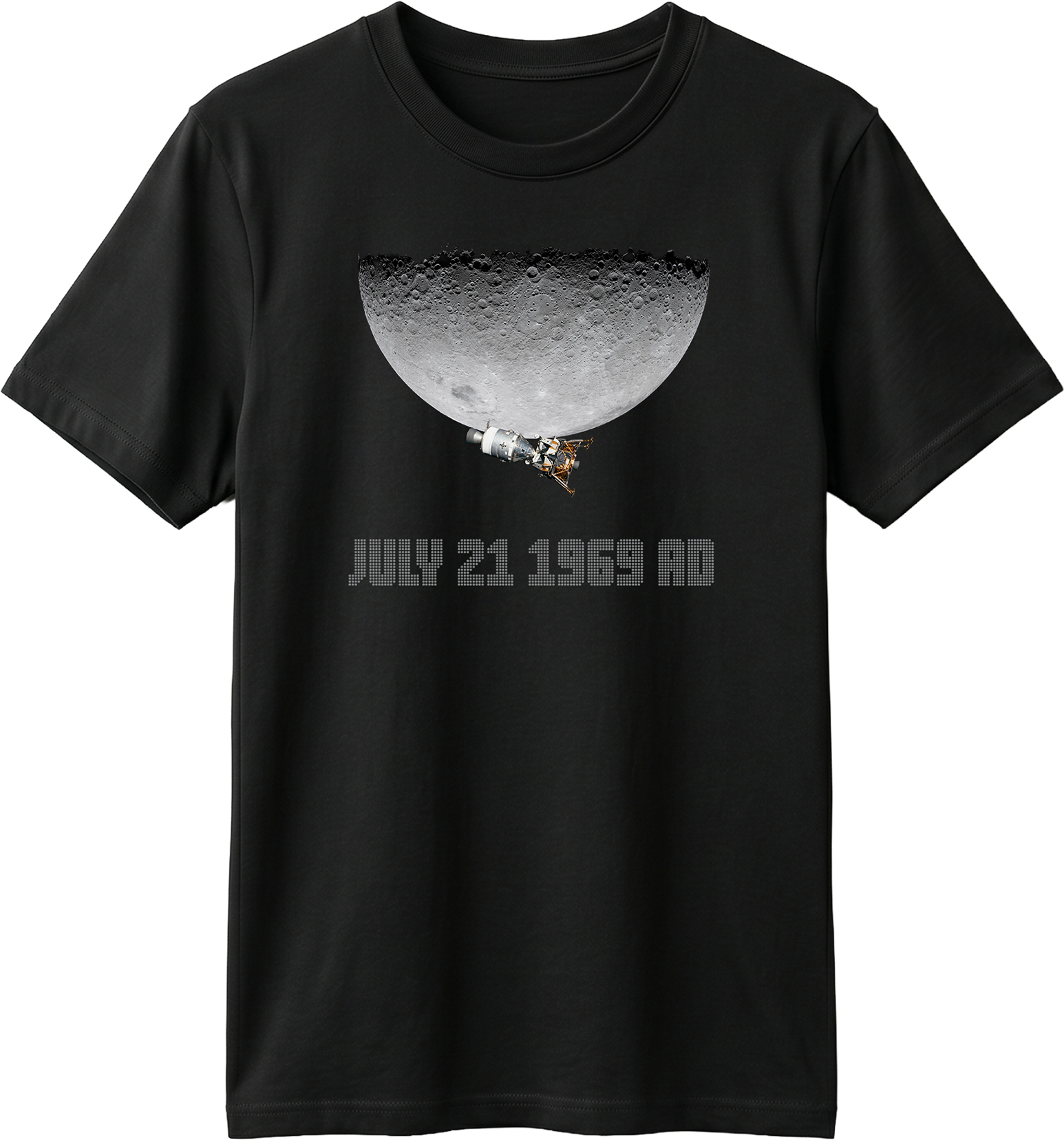 Apollo 11 Men's T-Shirt in Black